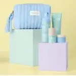 مجموعة Weleda Skin Food Mini Set – رغوة منظفة + كريم ترطيب + مرطب شفاه مع حقيبة أنيقة